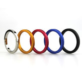 Aluminum Colored Cock Ring Medium